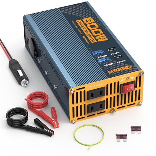 Amazon.co.jp: 【QC3.0快速充電&7ポート】MWXNE 600W インバーター